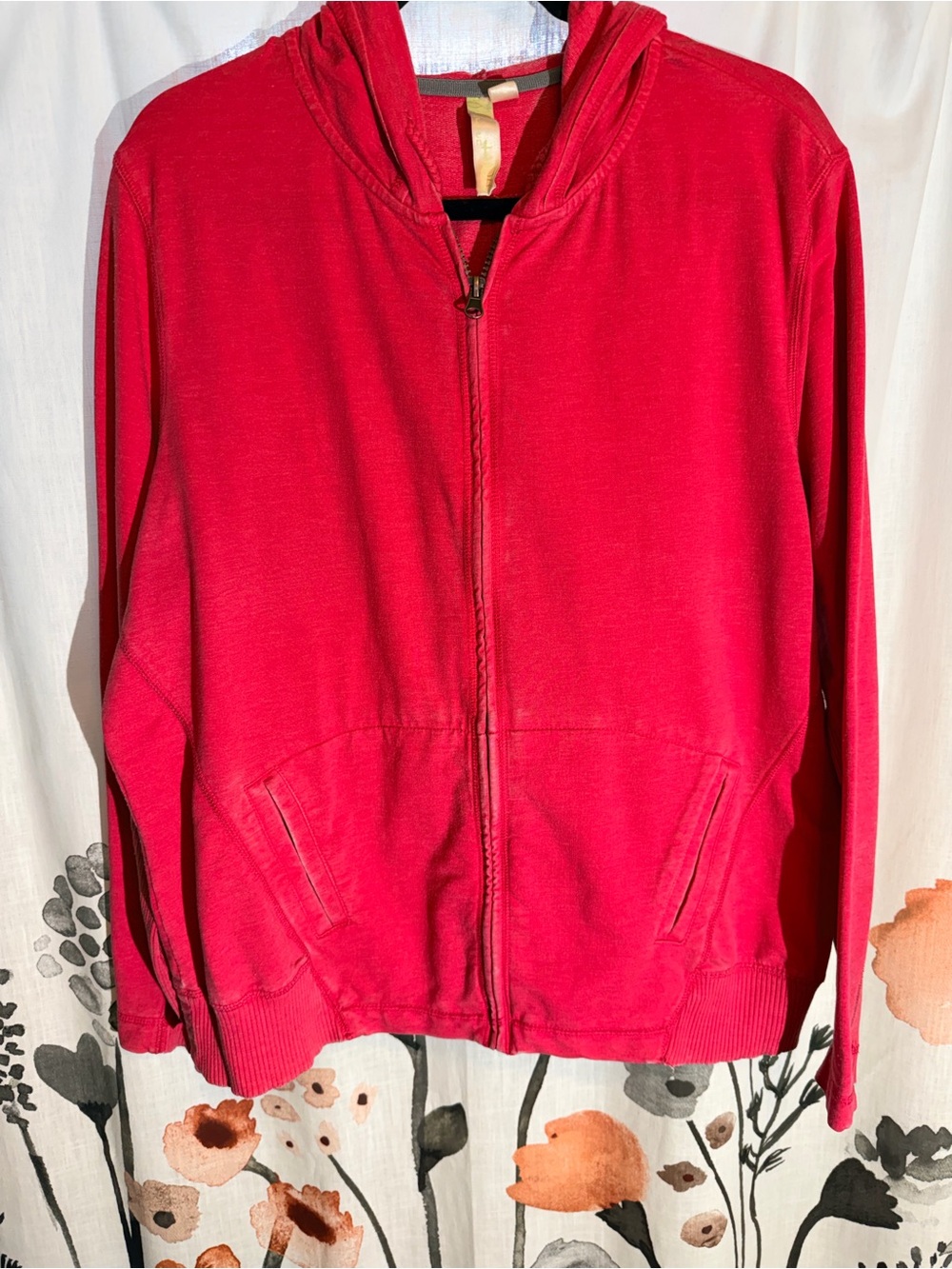 Green Tea Pink Full-Zip Hoodie – Women’s XXL
